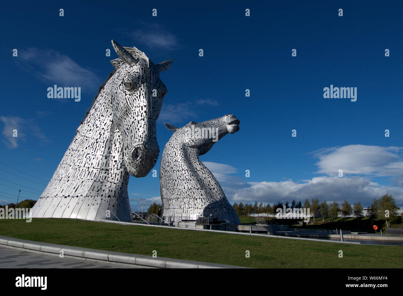The Kelpies Falkirk Scotland Stock Photo