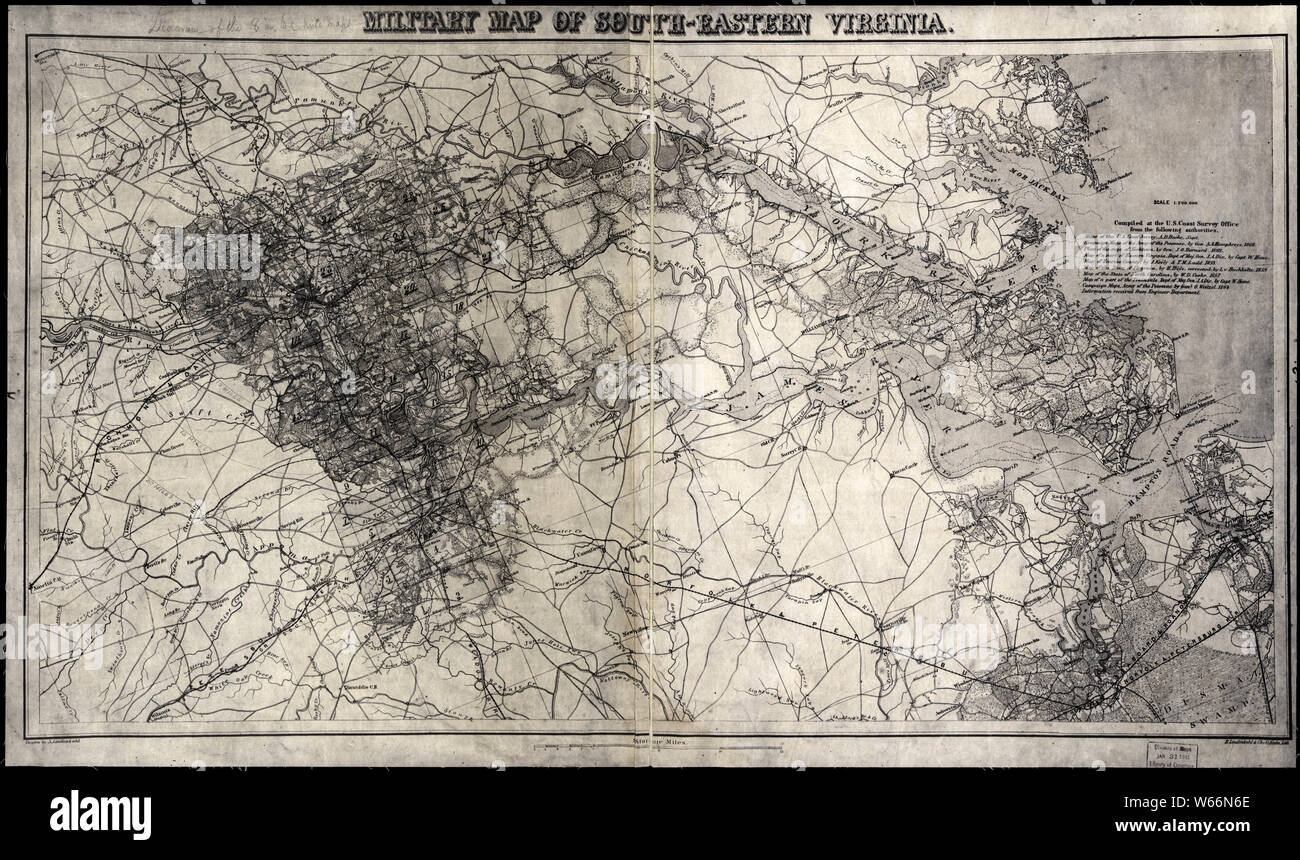 Civil War Maps 2146 Military map of Richmond and vicinity Rebuild and ...