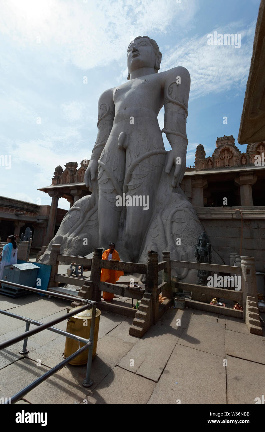 Gomateshwara Bahubali Shravanbelgola, Karnataka, India Stock Photo Alamy