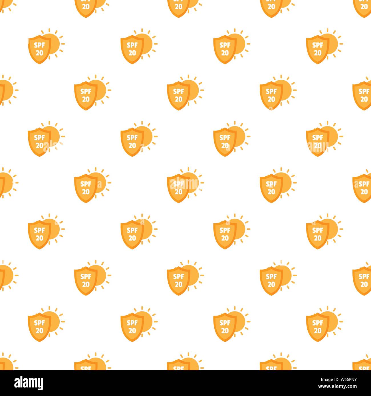 Spf 20 uv pattern seamless vector repeat for any web design Stock Vector