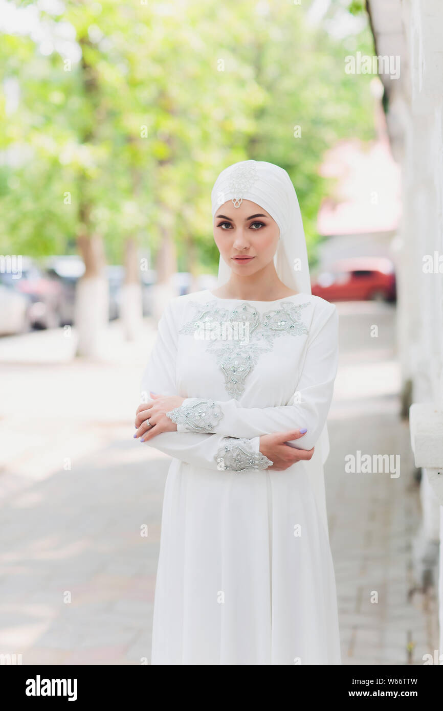 Beautiful Middle Eastern Arabic Girl Having Happy Time In Nature