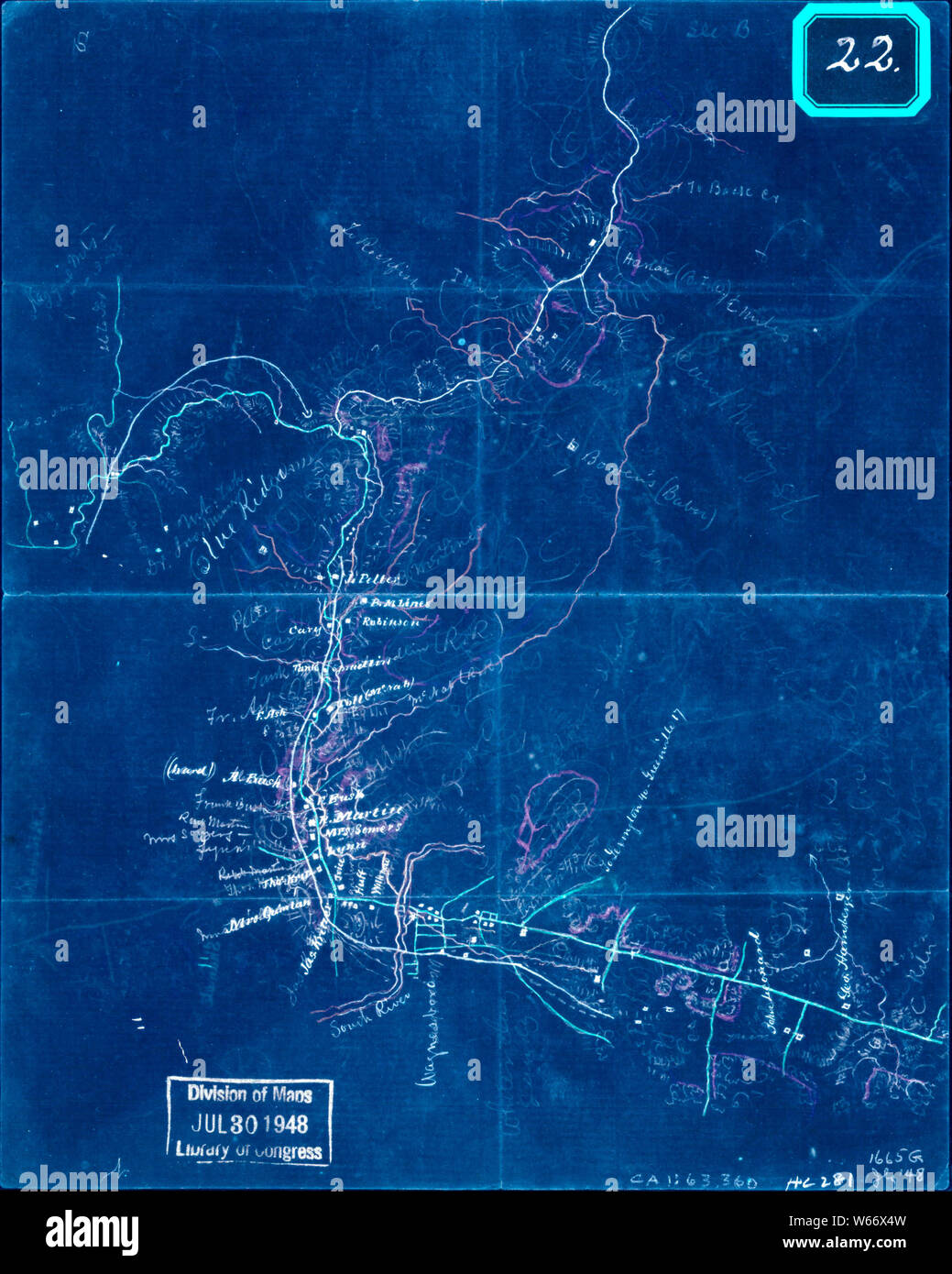 Civil War Maps 2237 Sketch of the road from Waynesboro toward Staunton in Augusta County ...