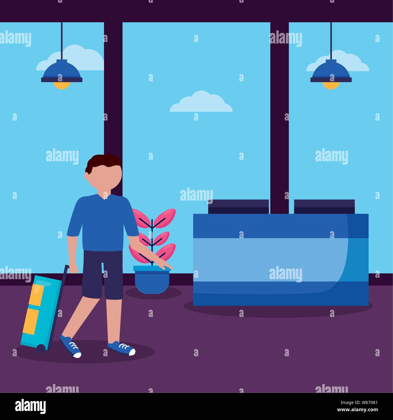 people and travel flat design Stock Vector Image & Art - Alamy