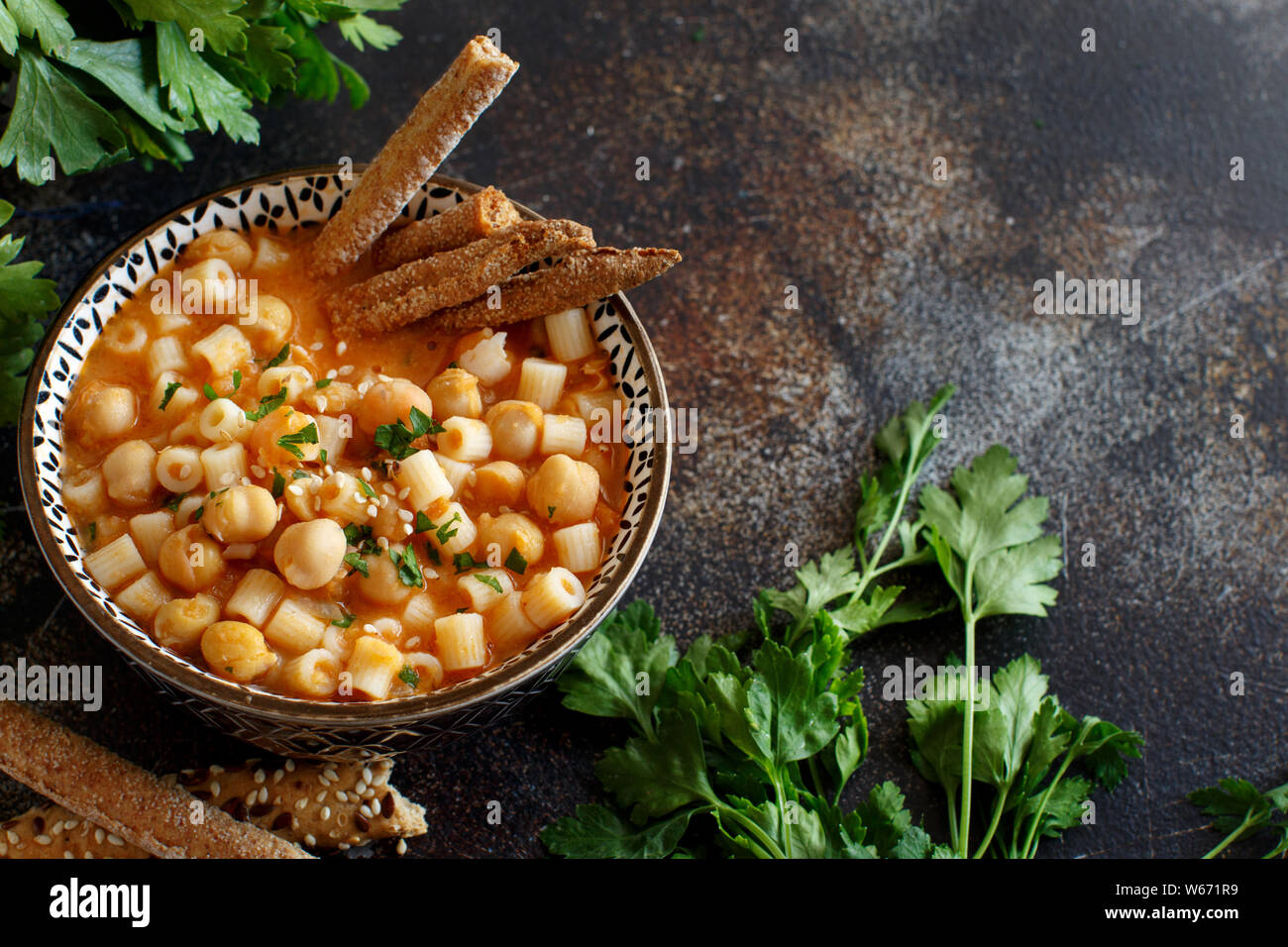 Authentic italian vegetarian pasta hi-res stock photography and images ...