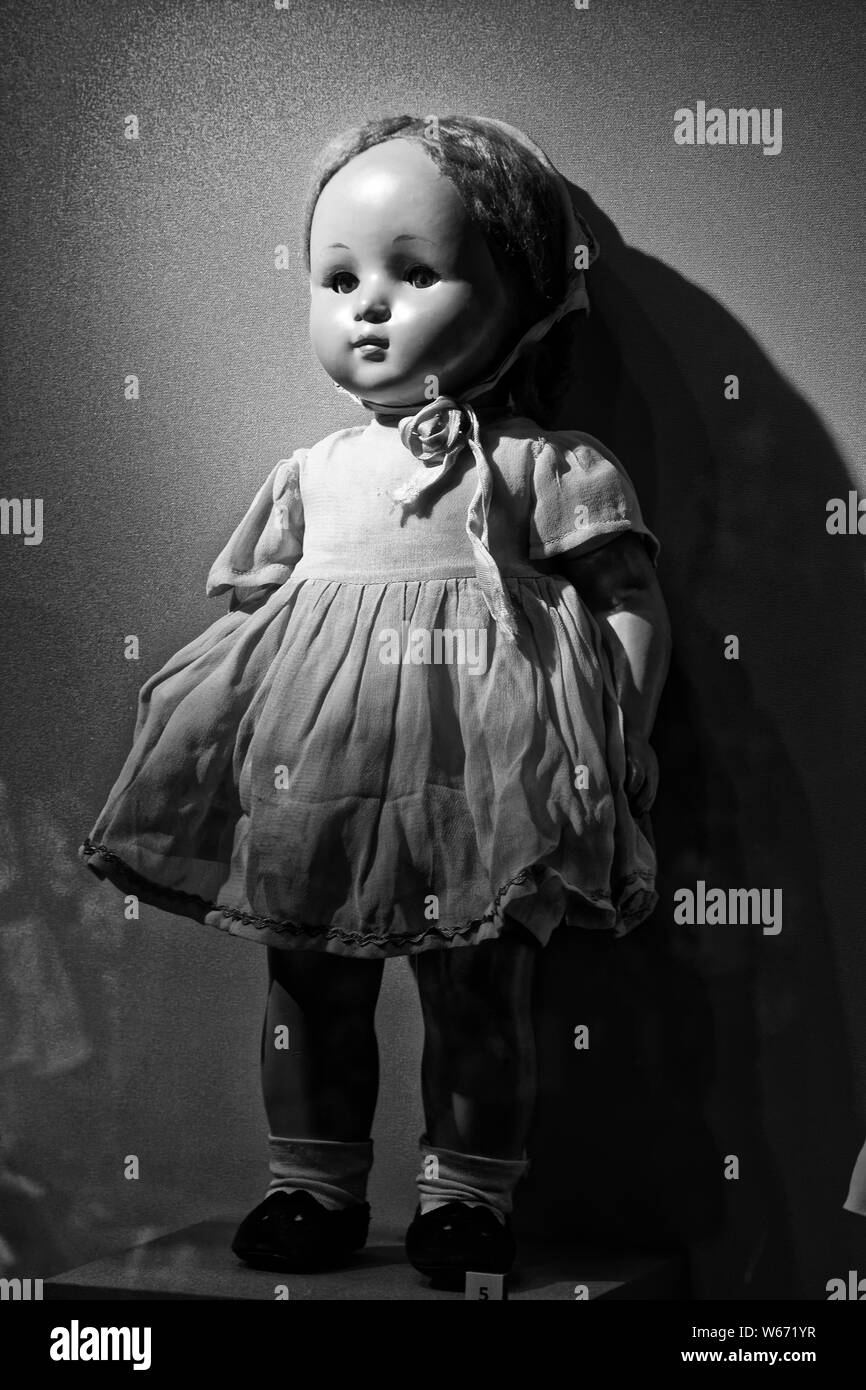 Baby Doll Head Black And White by Garry Gay