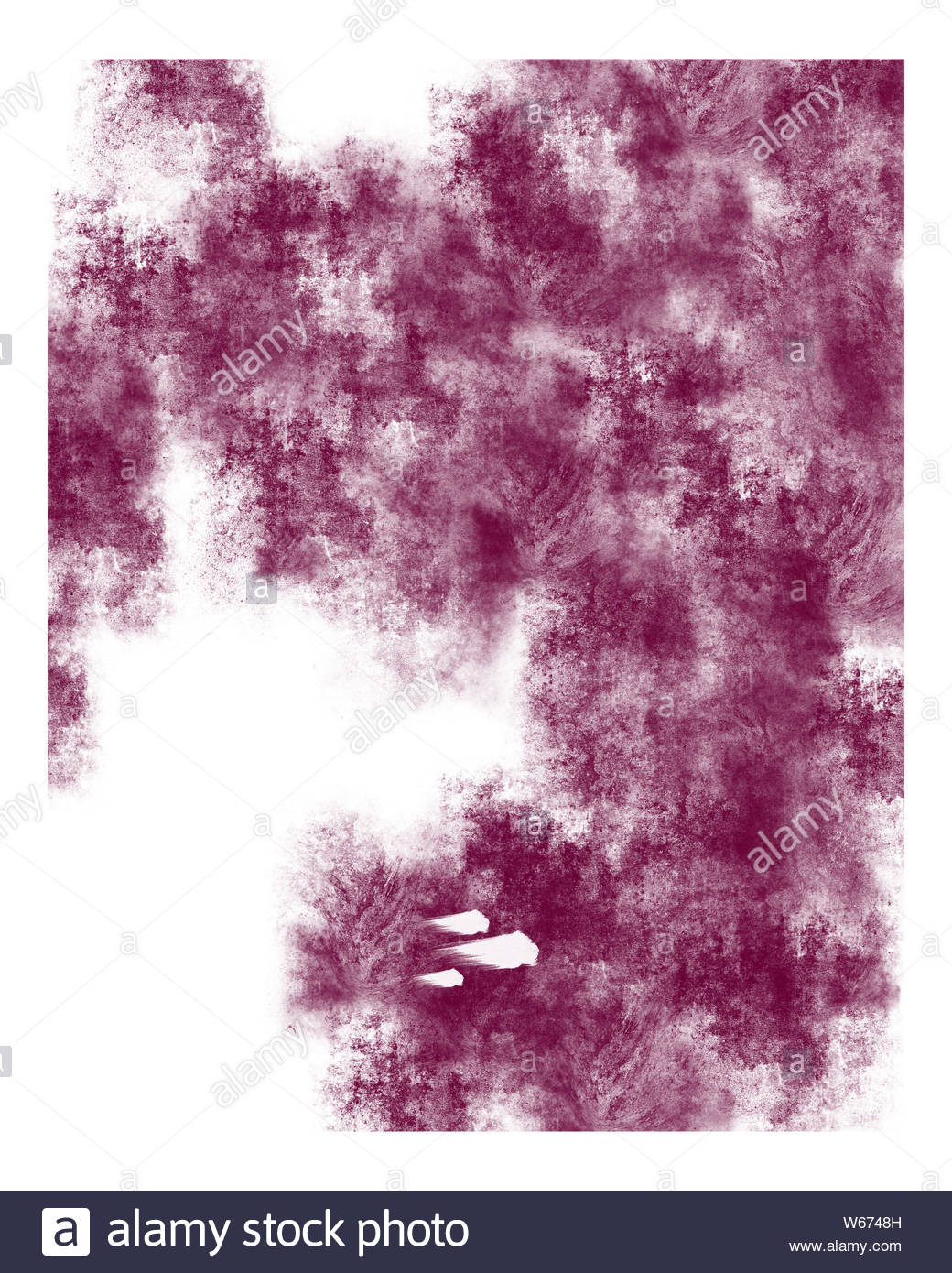 Abstract Grunge Texture Background Design With Block Color Of Purple With Minimalist Big And Small White Brush Strokes Stock Photo Alamy