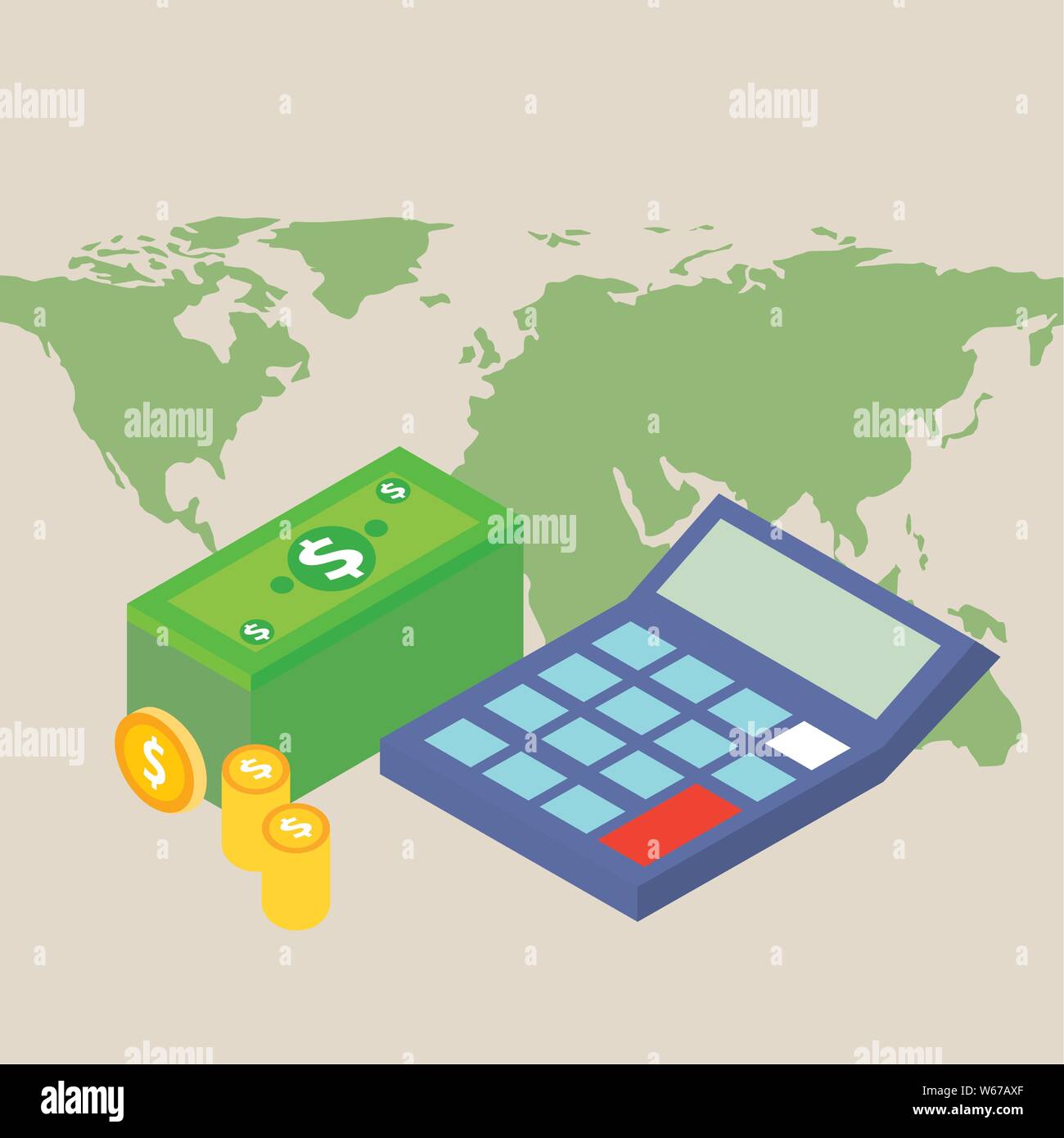 Money and financial icon set design Stock Vector Image & Art - Alamy