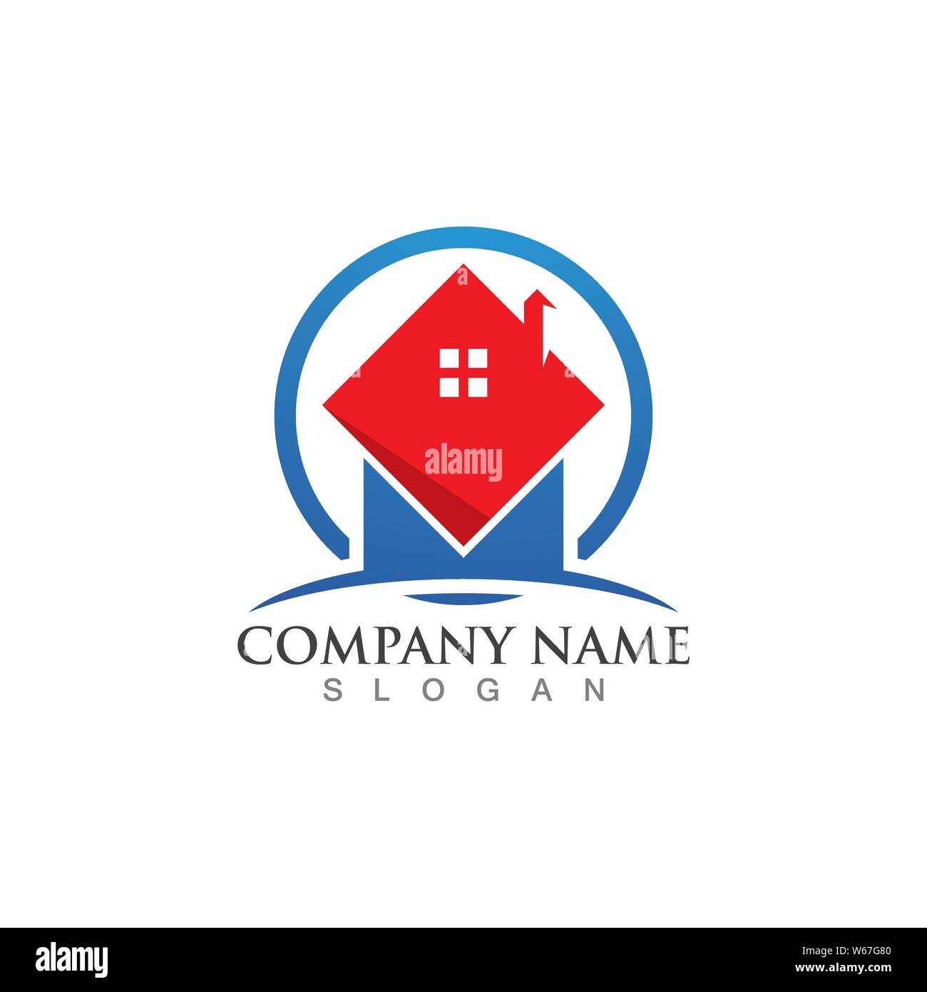 Home logo and symbol , Property and Construction Logo design Stock ...
