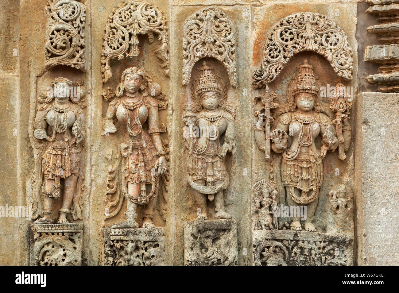 Sculpture at Belur temple near Bengaluru (Bangalore),Karnataka, India