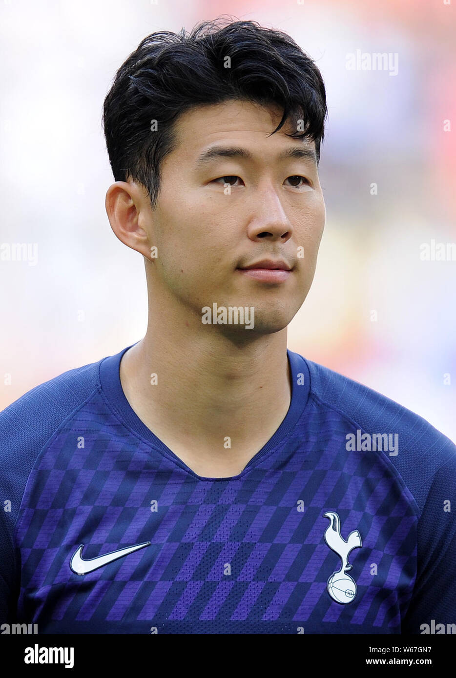 munich-germany-july-30-heung-min-son-during-the-audi-cup-2019-semi