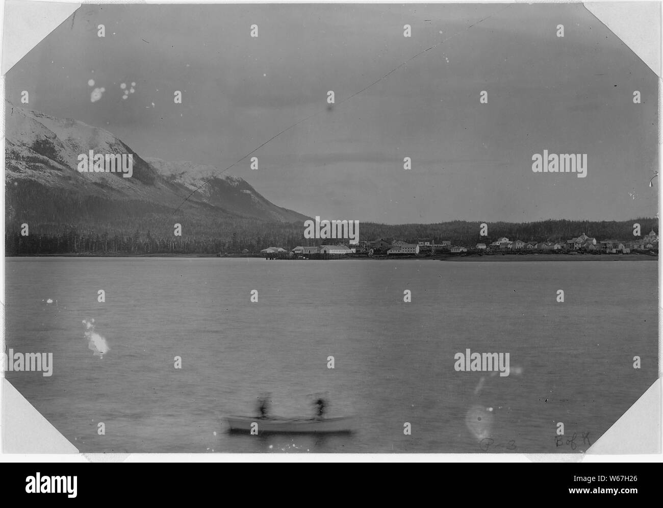 Native Church, Metlakatla, Alaska, 1908.; Scope and content Front view