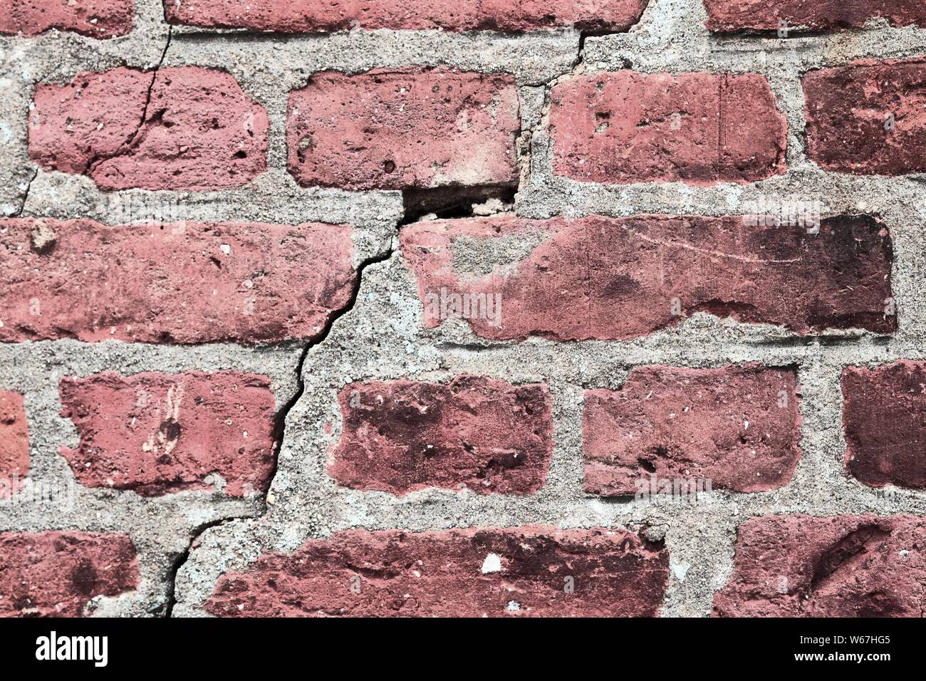 Detailed old and weathered vintage brick wall in high resolution Stock ...