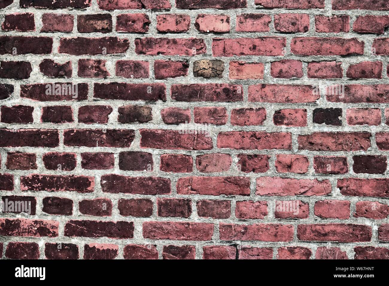 Detailed old and weathered vintage brick wall in high resolution Stock ...