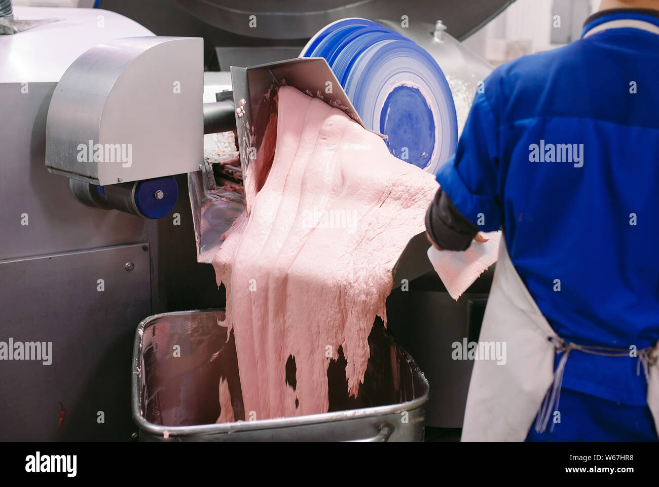 Minced meat factory machine red hi-res stock photography and images - Alamy
