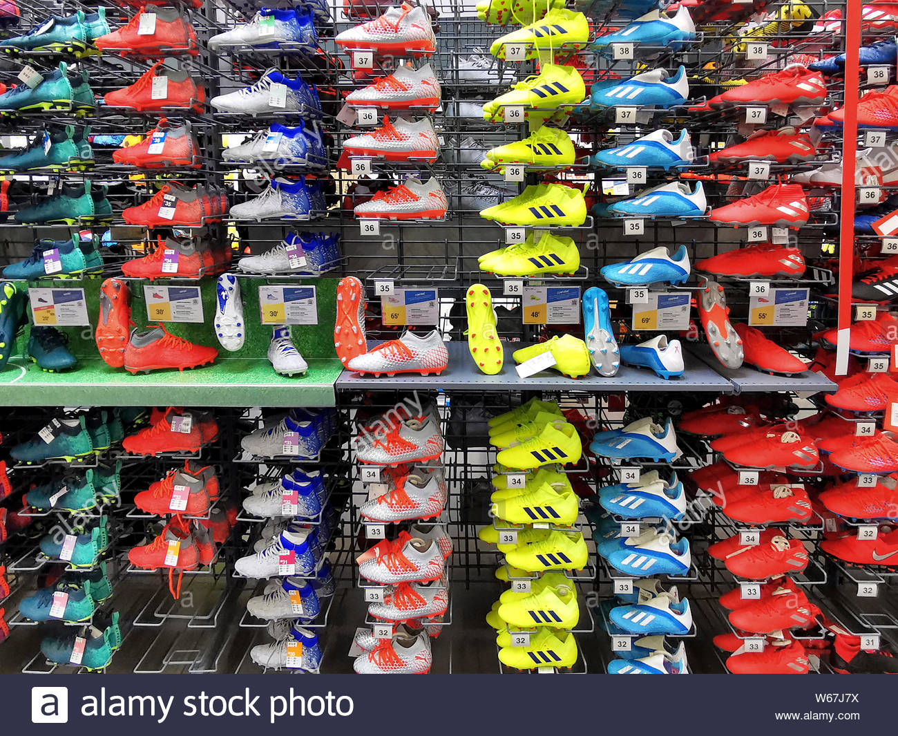 Sports Shop Interior Stock Photos & Sports Shop Interior Stock Images