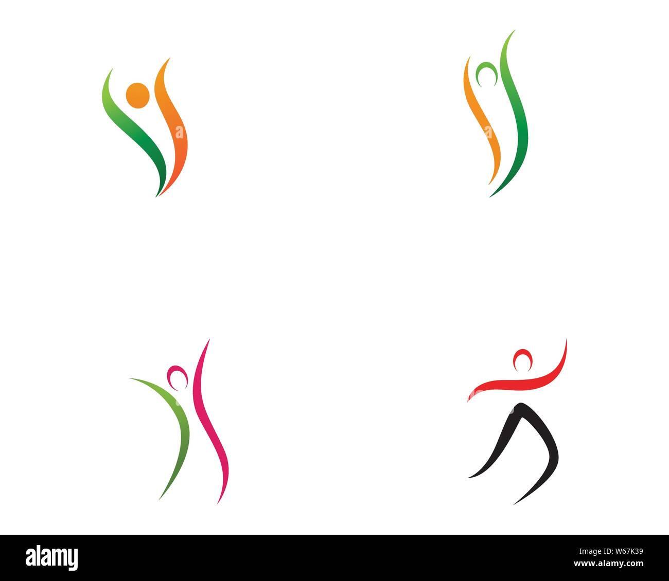 Healthy Life Logo template vector icon Stock Vector Image & Art - Alamy