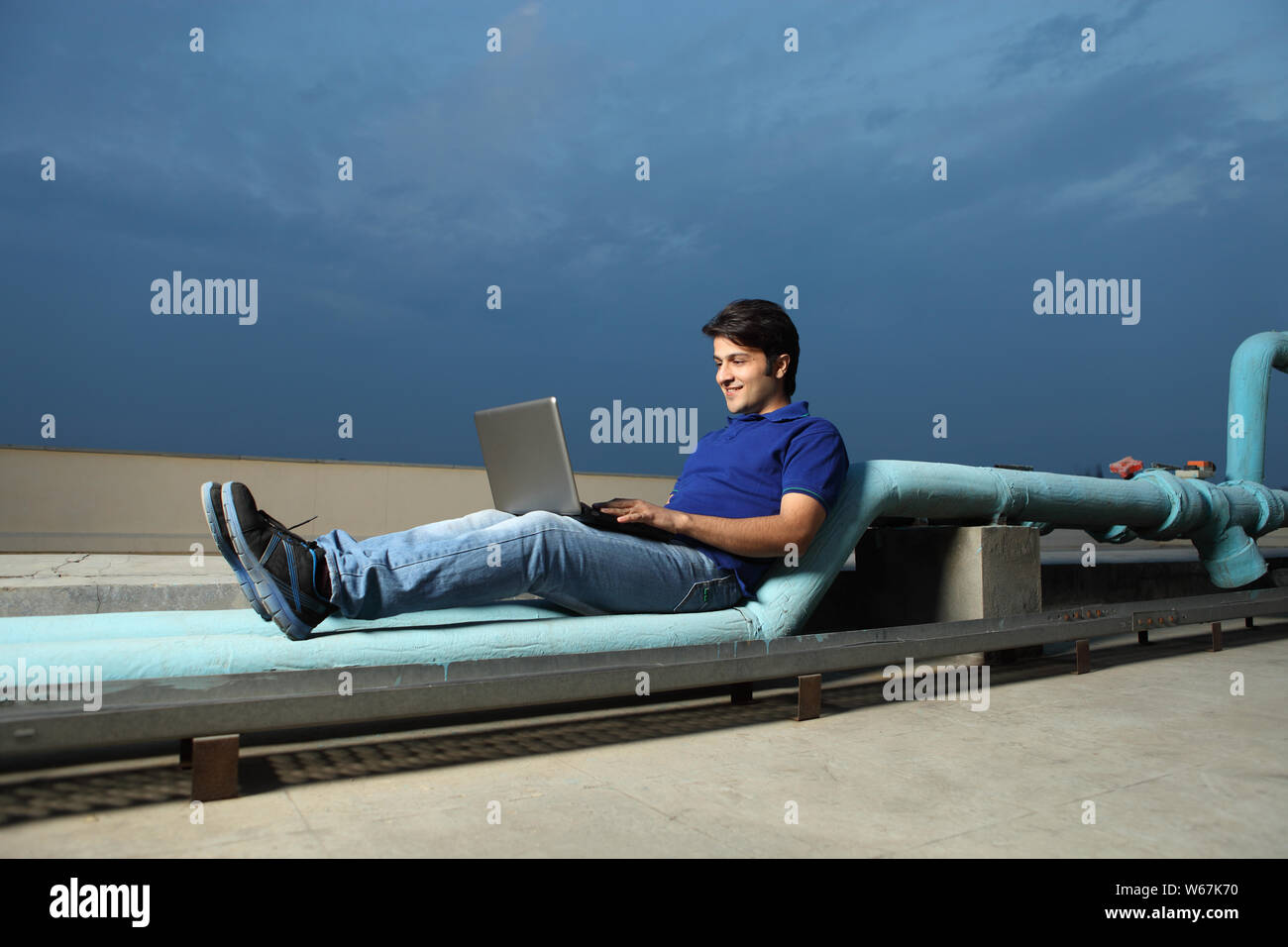 Access terrace on roof hi-res stock photography and images - Alamy