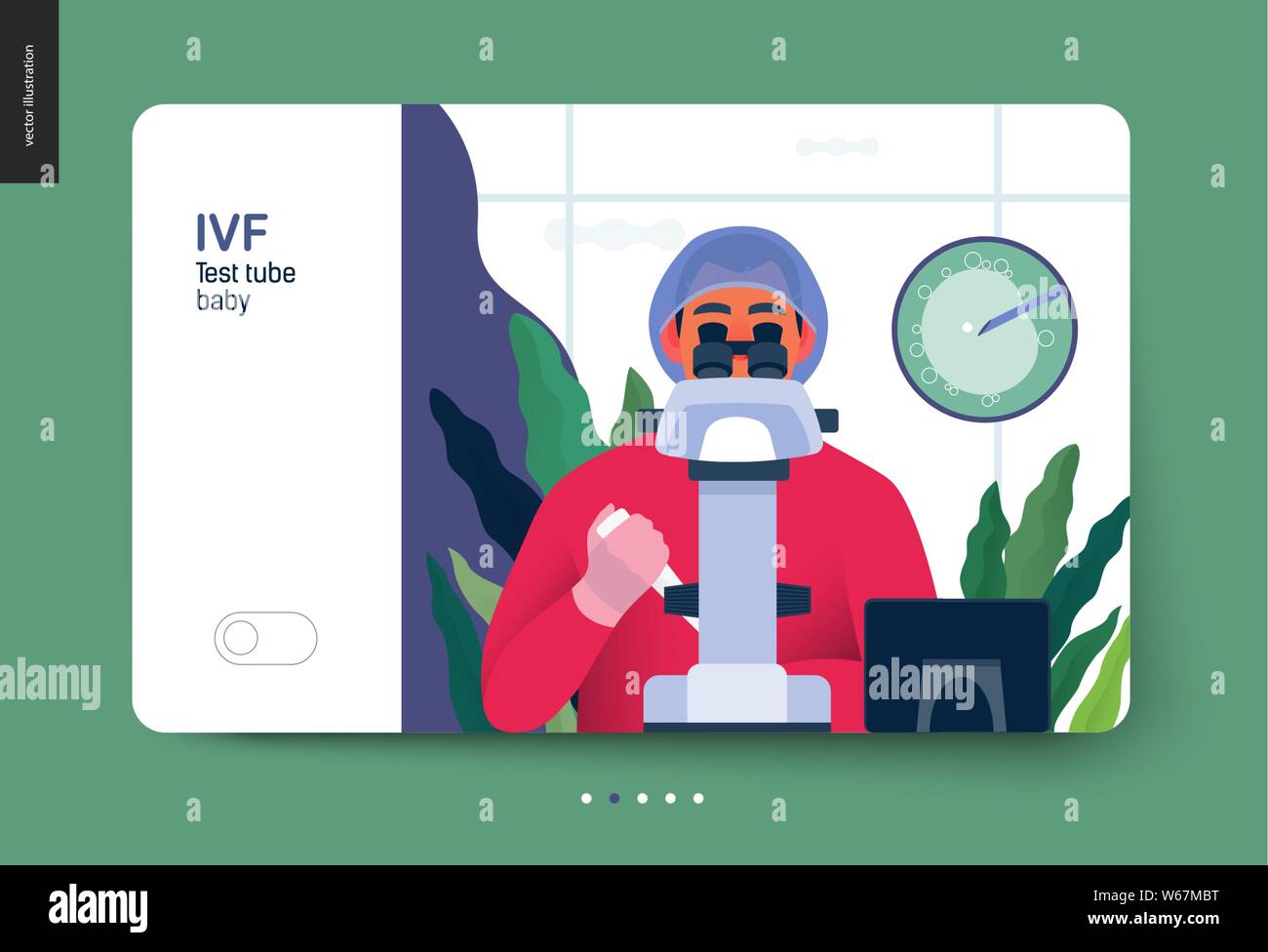 Test tube baby, in vitro fertilization, IVF medical insurance template