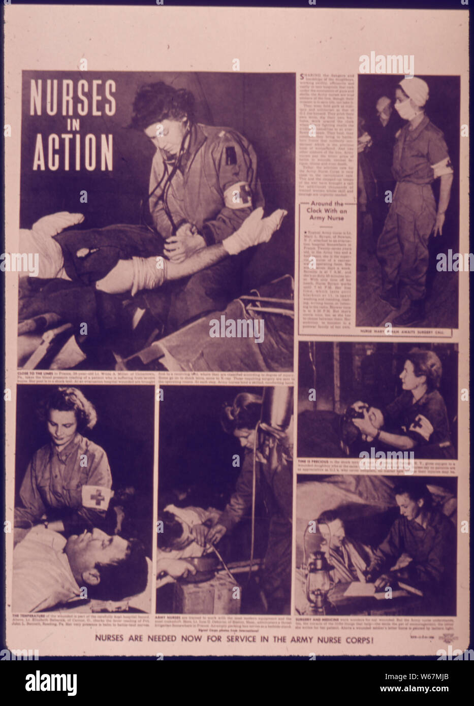 Army nurse corps hi-res stock photography and images - Alamy