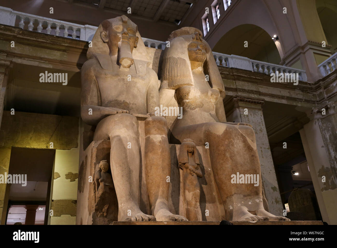Staue in Egyptian Museum, Cairo City, Egypt Stock Photo