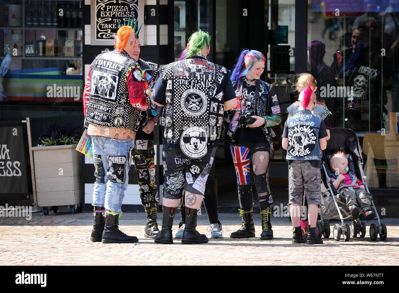 Blackpool, Lancashire, UK. 31st July, 2019. The fabulous Punk Rebellion festival returns to the Winter Gardens in Blackpool for a weekend of live punk rock music. The Rebellion Festival, formerly Holidays in the Sun and the Wasted Festival is a British punk rock festival first held in 1996. This open to all event draws thousands of overseas visitors to see all their favourite punk musicians in one place. Credit: Cernan Elias/Alamy Live News Stock Photo
