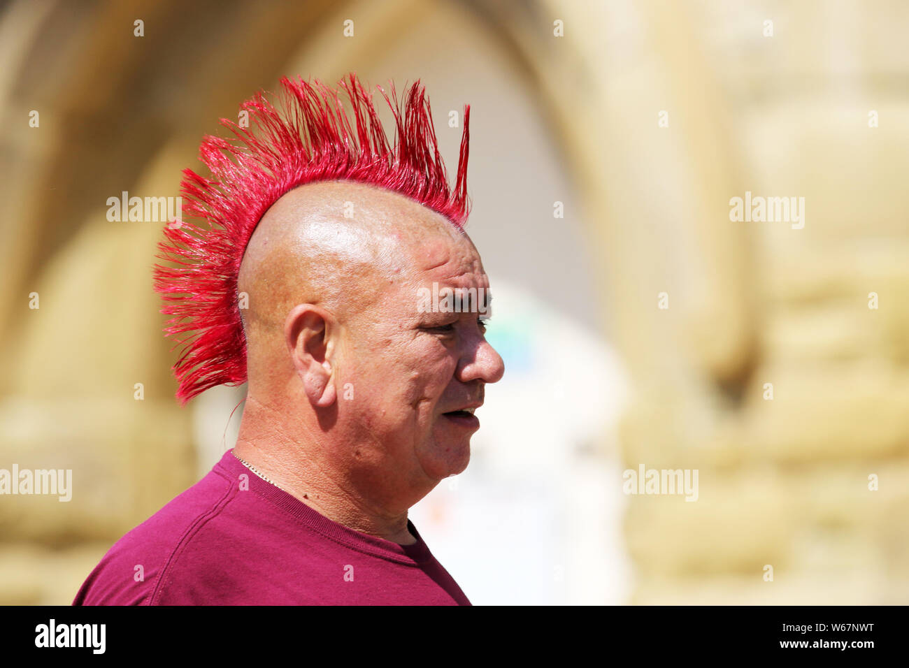 Blackpool, Lancashire, UK. 31st July, 2019. The fabulous Punk Rebellion festival returns to the Winter Gardens in Blackpool for a weekend of live punk rock music. The Rebellion Festival, formerly Holidays in the Sun and the Wasted Festival is a British punk rock festival first held in 1996. This open to all event draws thousands of overseas visitors to see all their favourite punk musicians in one place. Credit: Cernan Elias/Alamy Live News Stock Photo