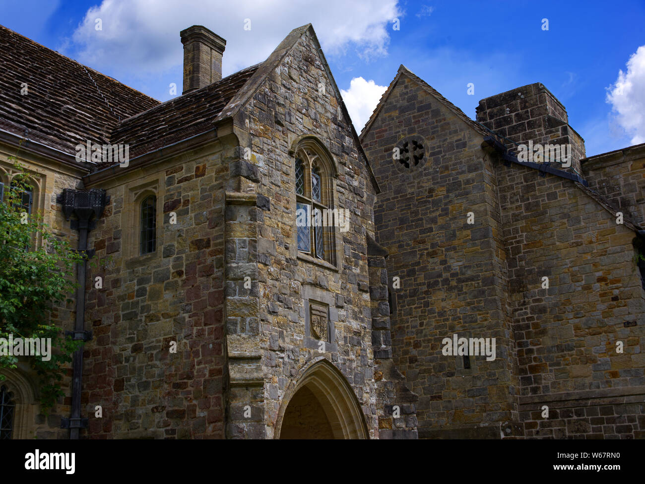 nymans house including dove cote Stock Photo