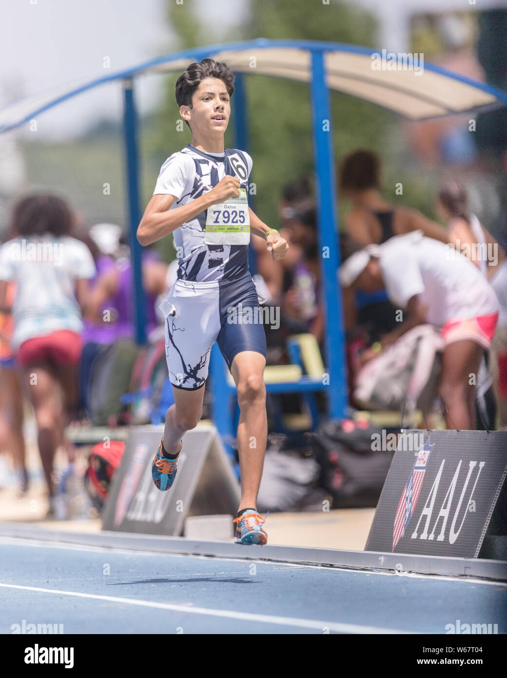 Greensboro, North Carolina, USA. 29th July, 2019. Marcus Gaitan of