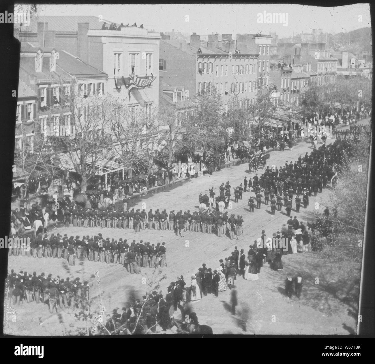 New 5x7 Photo Funeral Procession of President Abraham Lincoln in Washington 