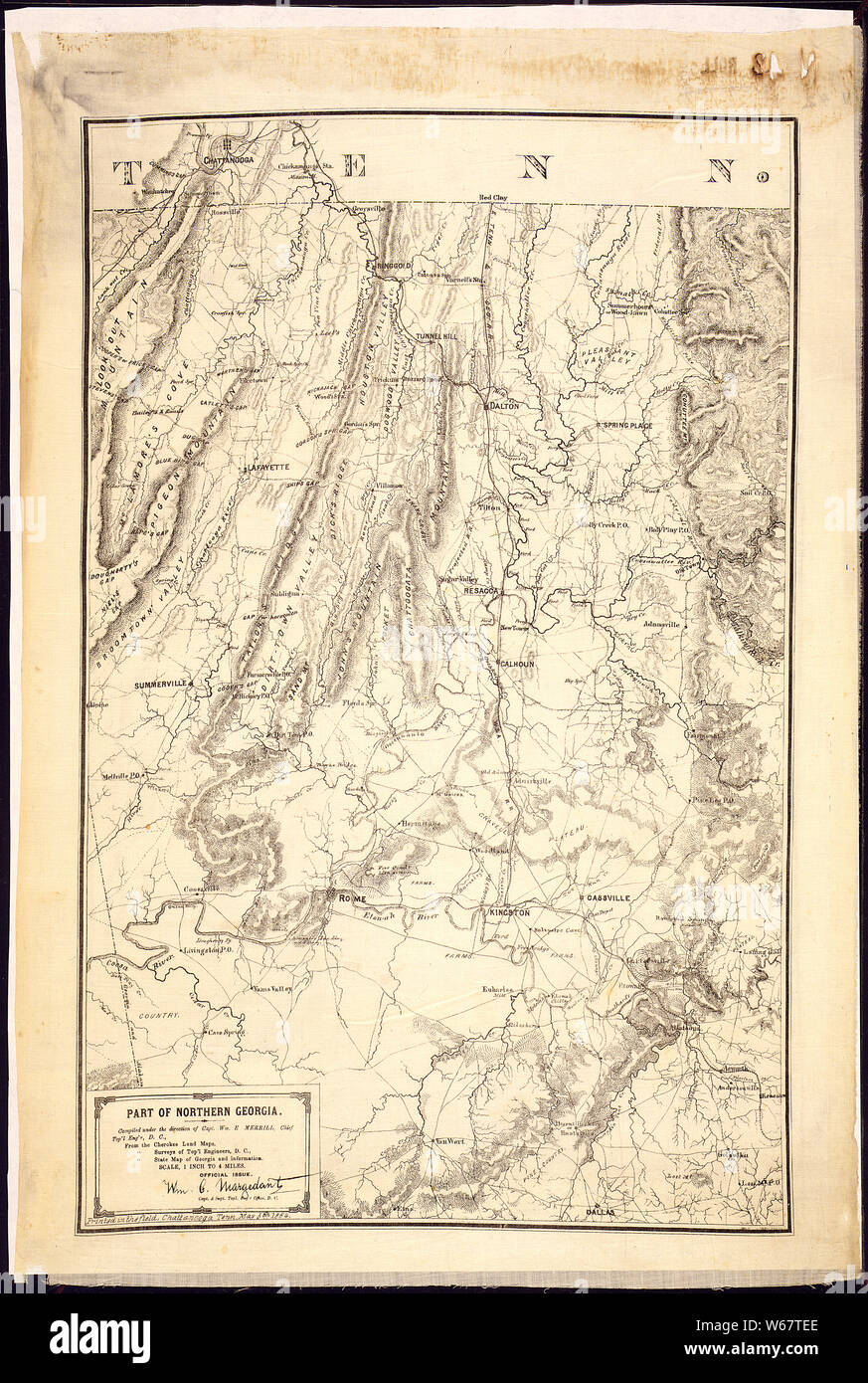 Part of Northern Georgia Compiled under the direction of Capt. Wm. E ...