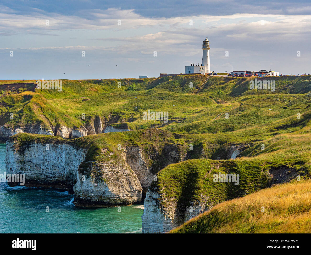 Flamborough Head Lighthouse, an active lighthouse located at