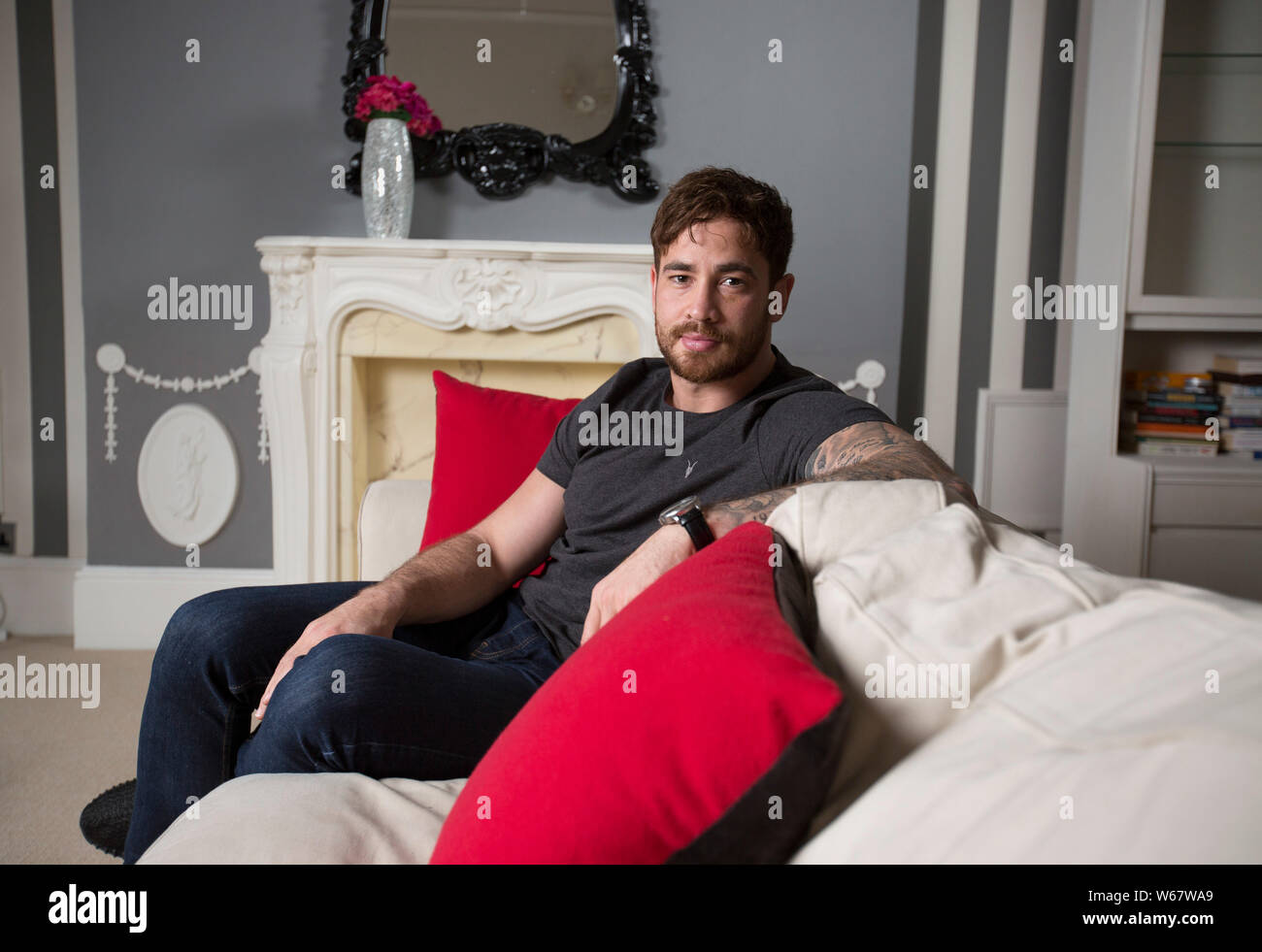 Rugby player Danny Cipriani. Stock Photo