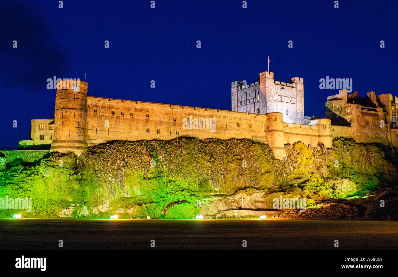 Bamburgh Castle Stock Photo