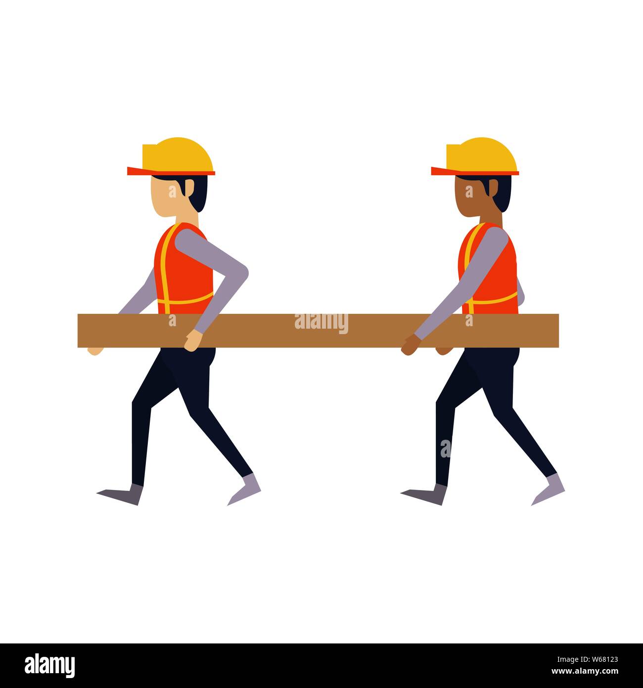 construction architectural engineering work cartoon Stock Vector Image ...