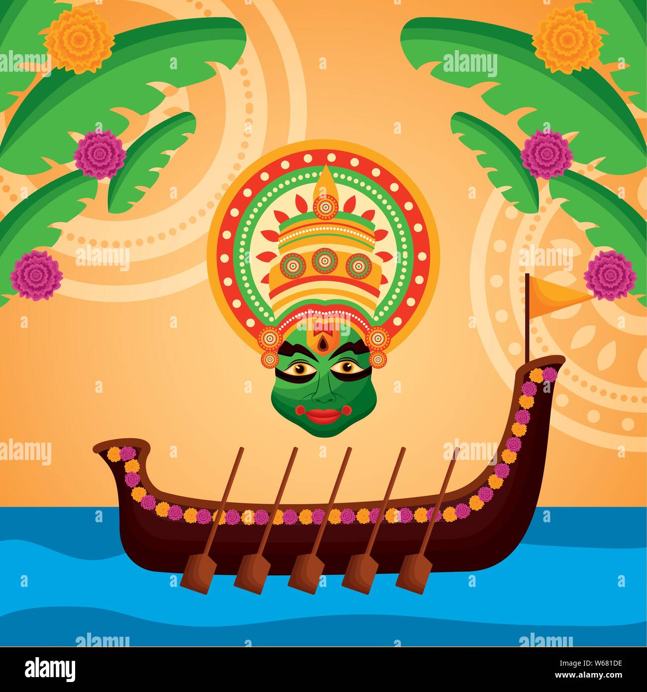 happy onam festival celebration Stock Vector Image & Art Alamy