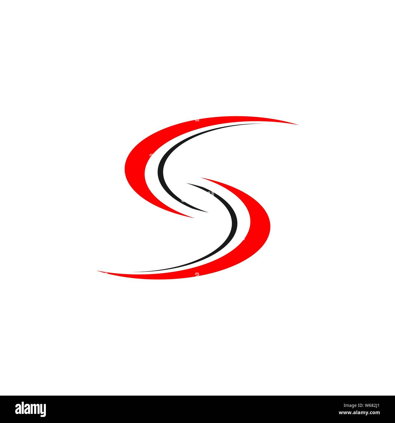 Business corporate S letter logo design vector Stock Vector