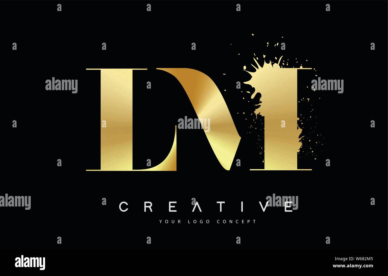 L m vector Stock Vector Images - Alamy