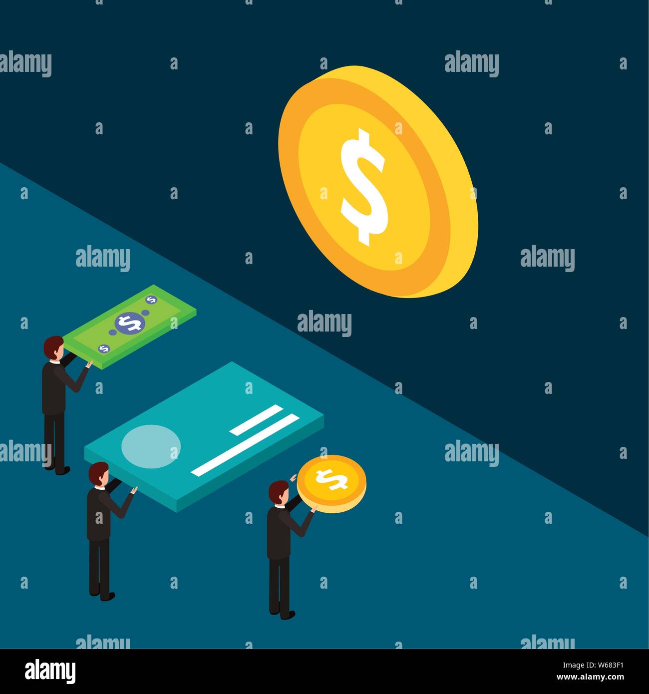 Money icon and businessman design Stock Vector Image & Art - Alamy