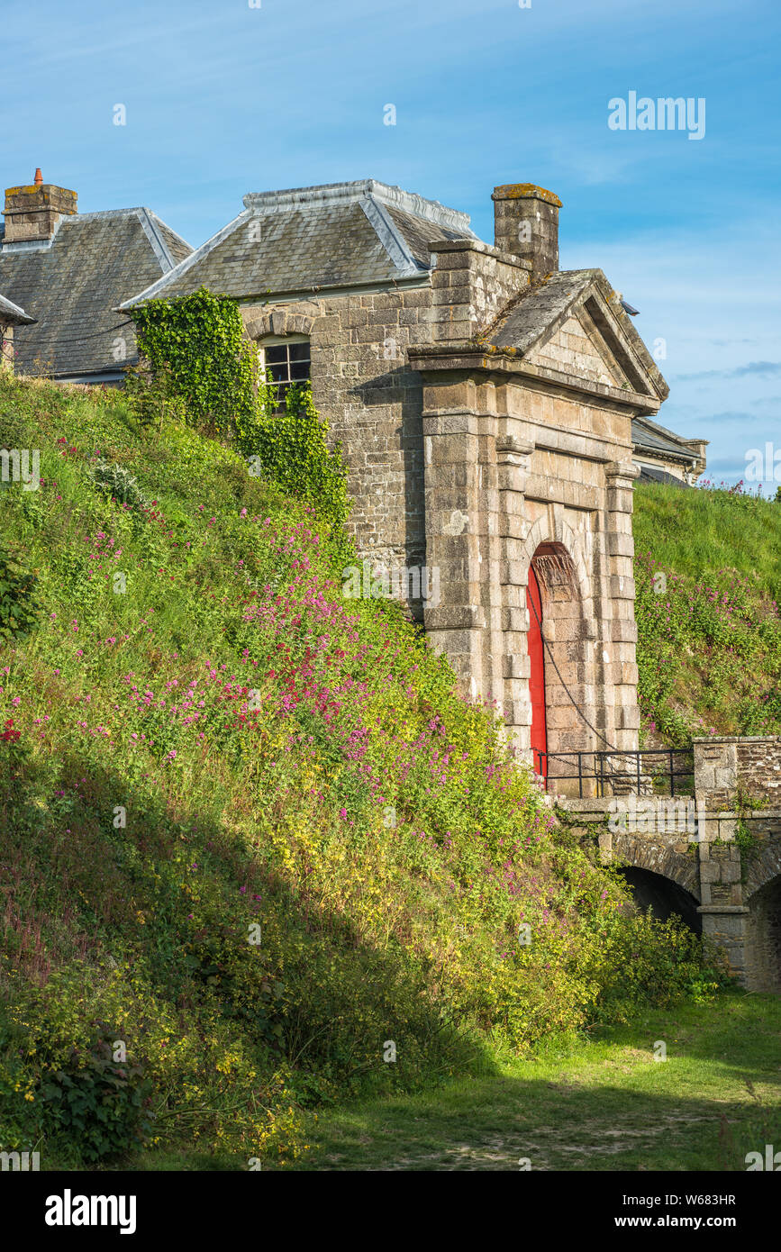 Pendennis Castle, Falmouth, Cornwall, England, United Kingdom Stock Photo