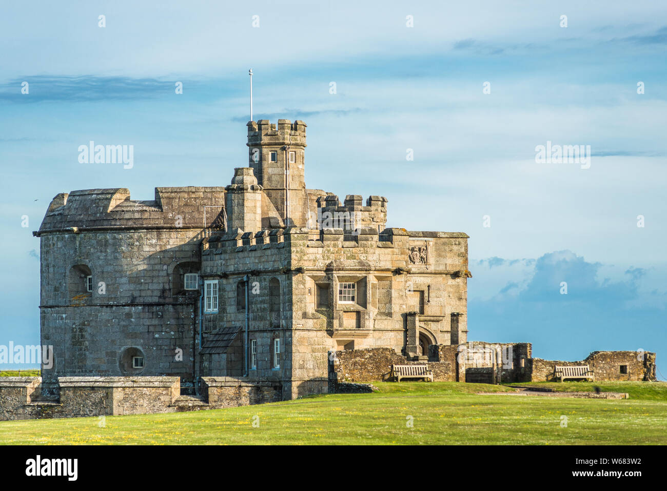 Pendennis Castle, Falmouth, Cornwall, England, United Kingdom Stock Photo