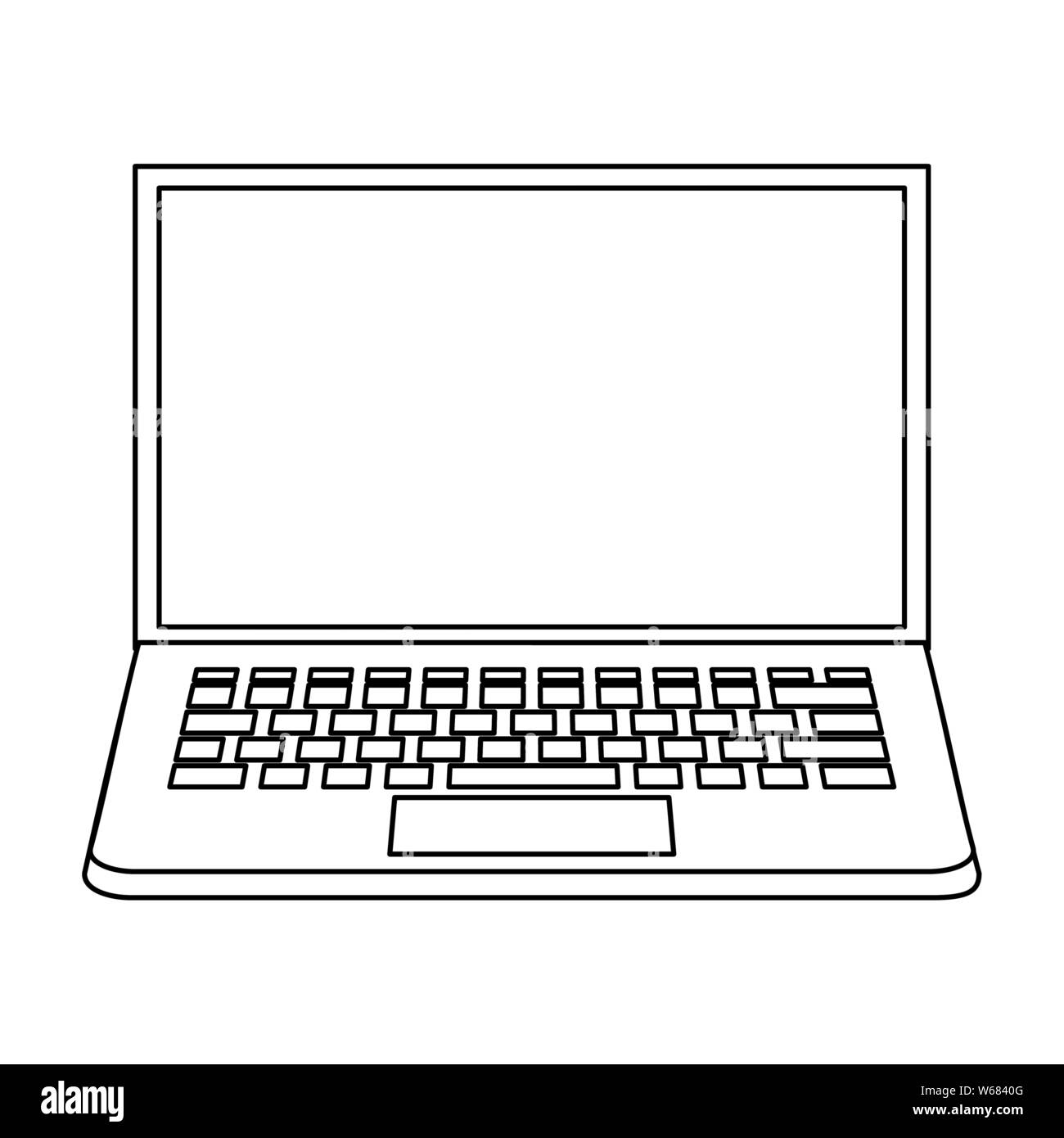 computer laptop technology hardware cartoon in black and white Stock Vector Image & Art - Alamy computer laptop technology hardware cartoon in black and white Stock Vector Image & Art - Alamy