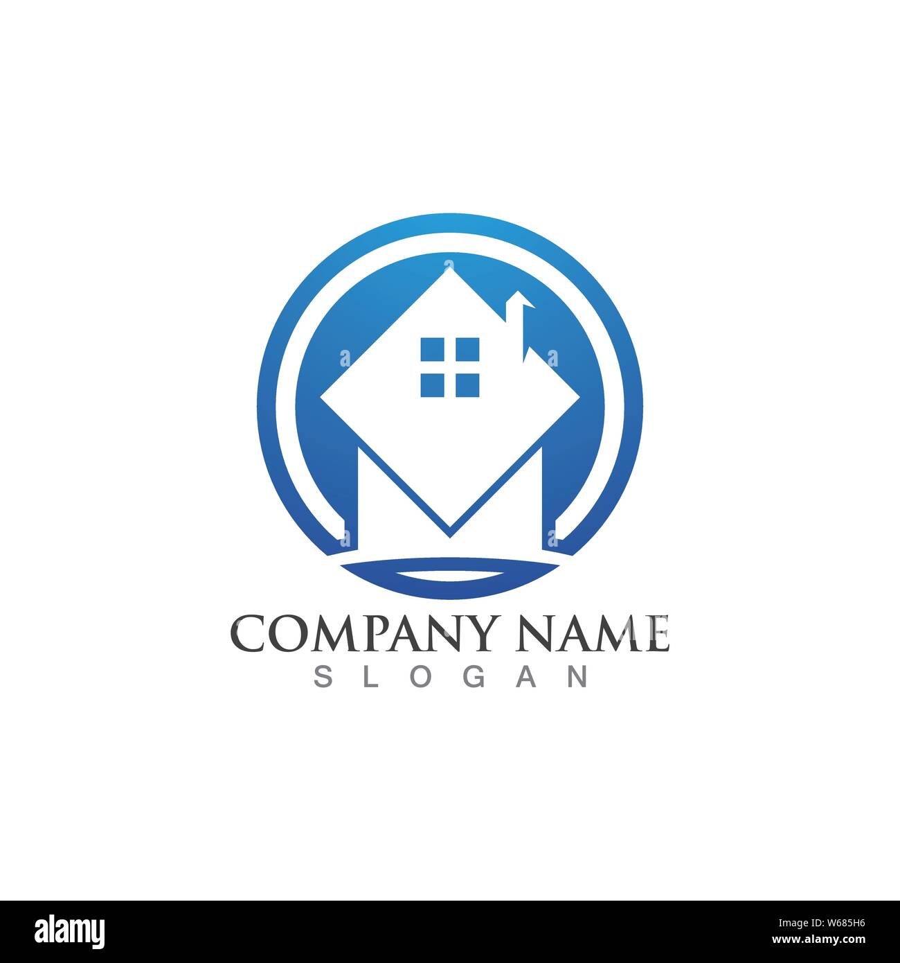 Home logo and symbol , Property and Construction Logo design Stock ...