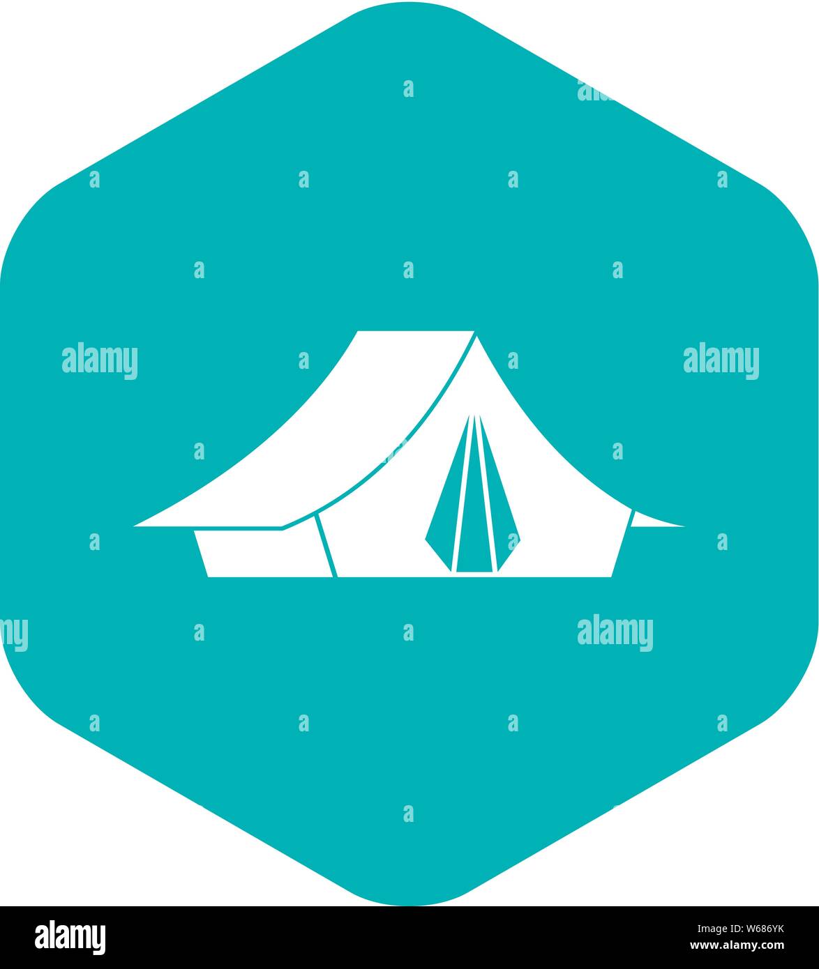 Camping tent icon, simple style Stock Vector Image & Art - Alamy