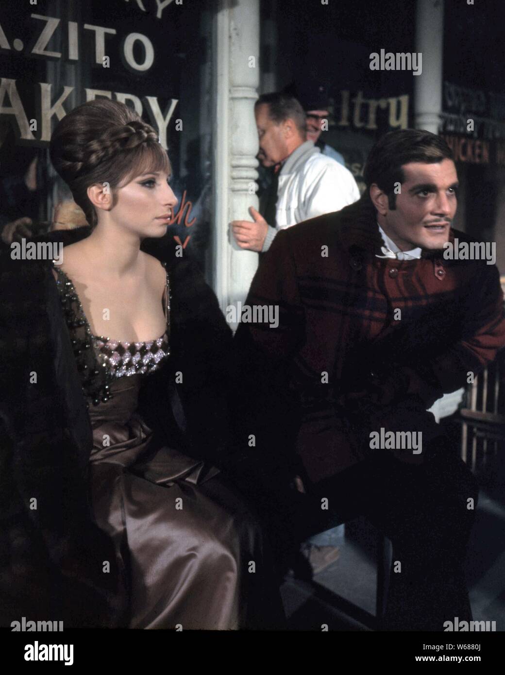 BARBRA STREISAND as Fanny Brice and OMAR SHARIF as Nick Arnstein in