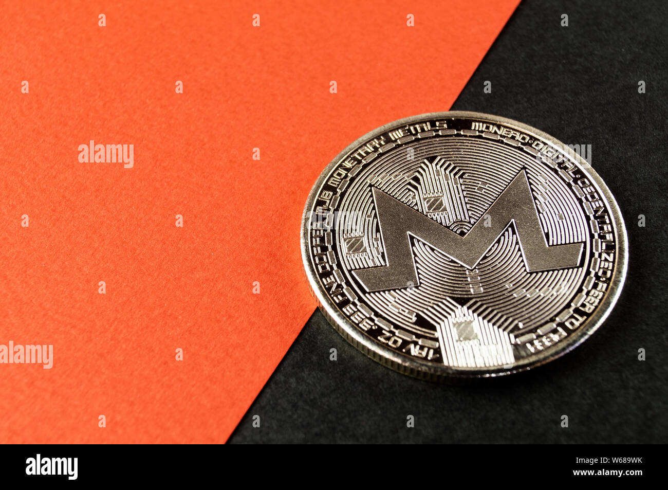 Monero MNR is a modern way of exchange and this crypto currency is a  convenient means of payment Stock Photo - Alamy