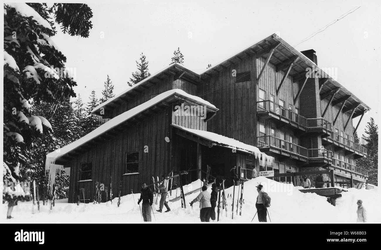 Sisters Ski Resort, malheur National Forest, 1950 Stock Photo Alamy
