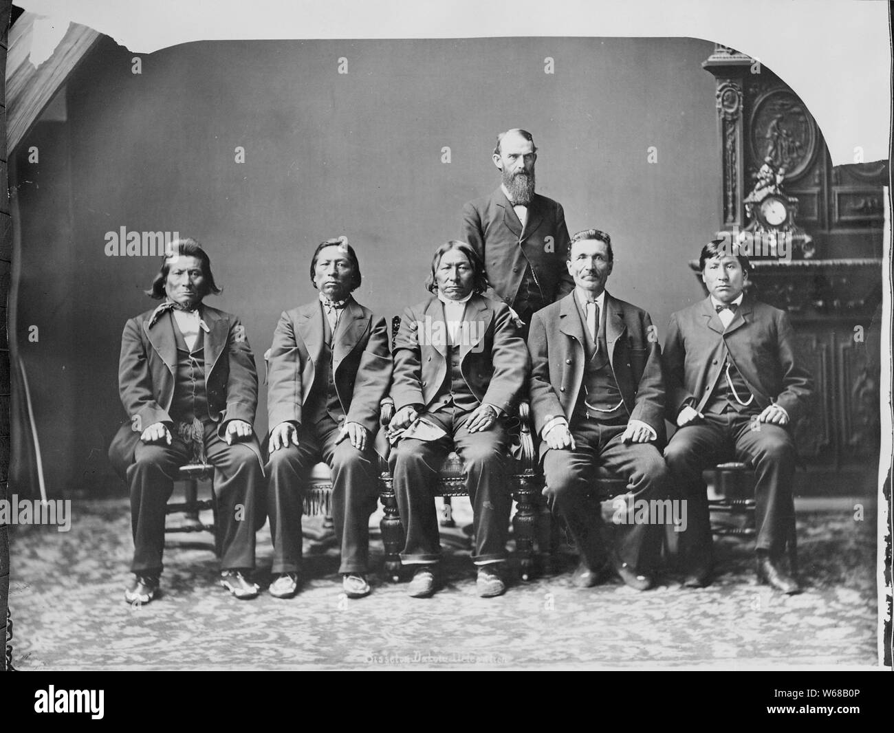 Sisseton Dakota delegation Stock Photo Alamy