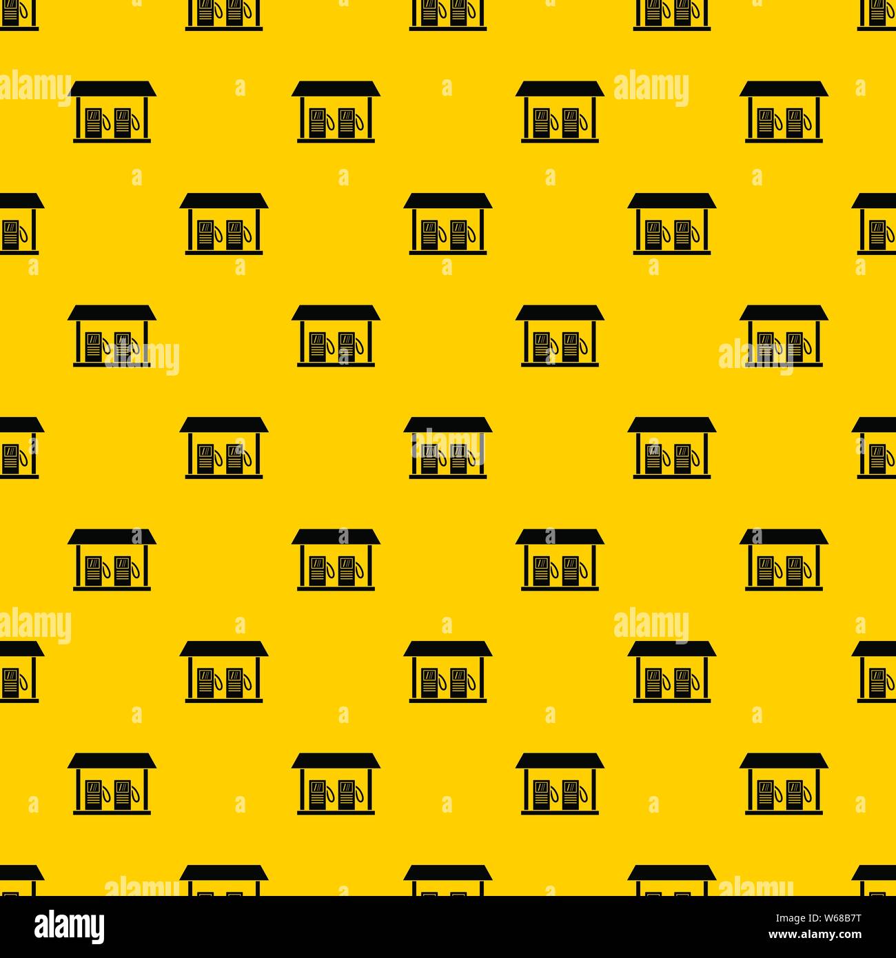 Gas station pattern vector Stock Vector Image & Art - Alamy