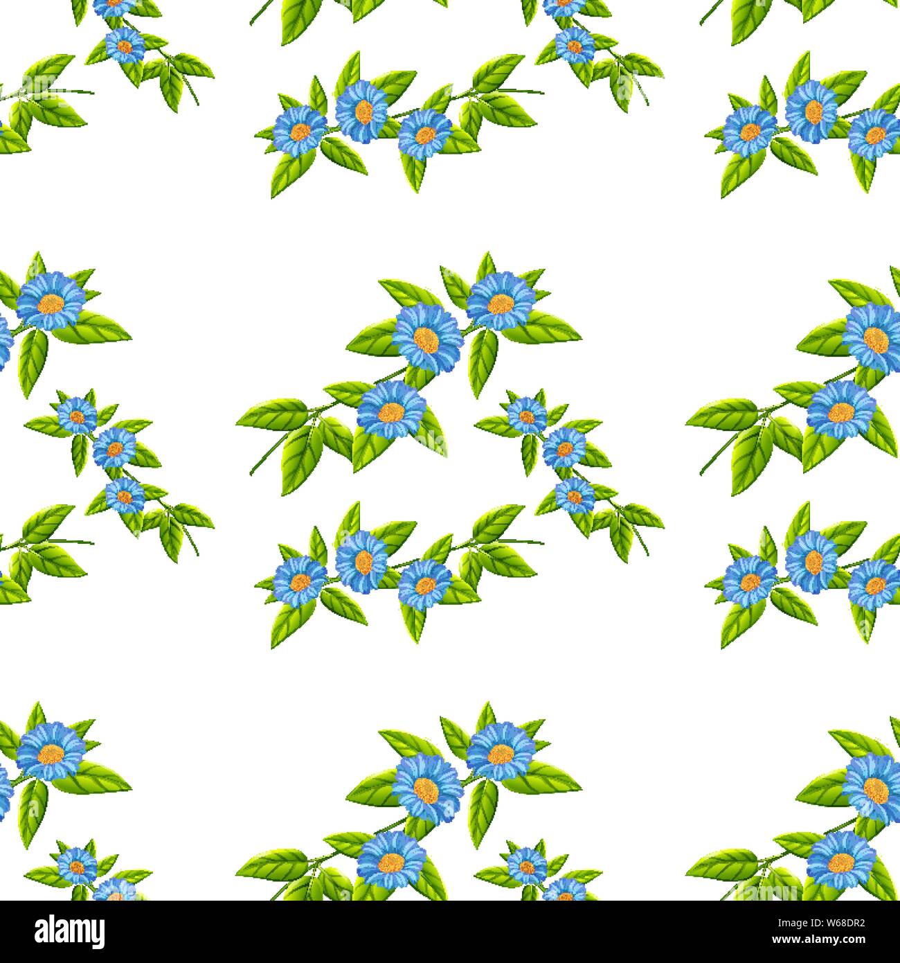Seamless design pattern isolated on white illustration Stock Vector ...