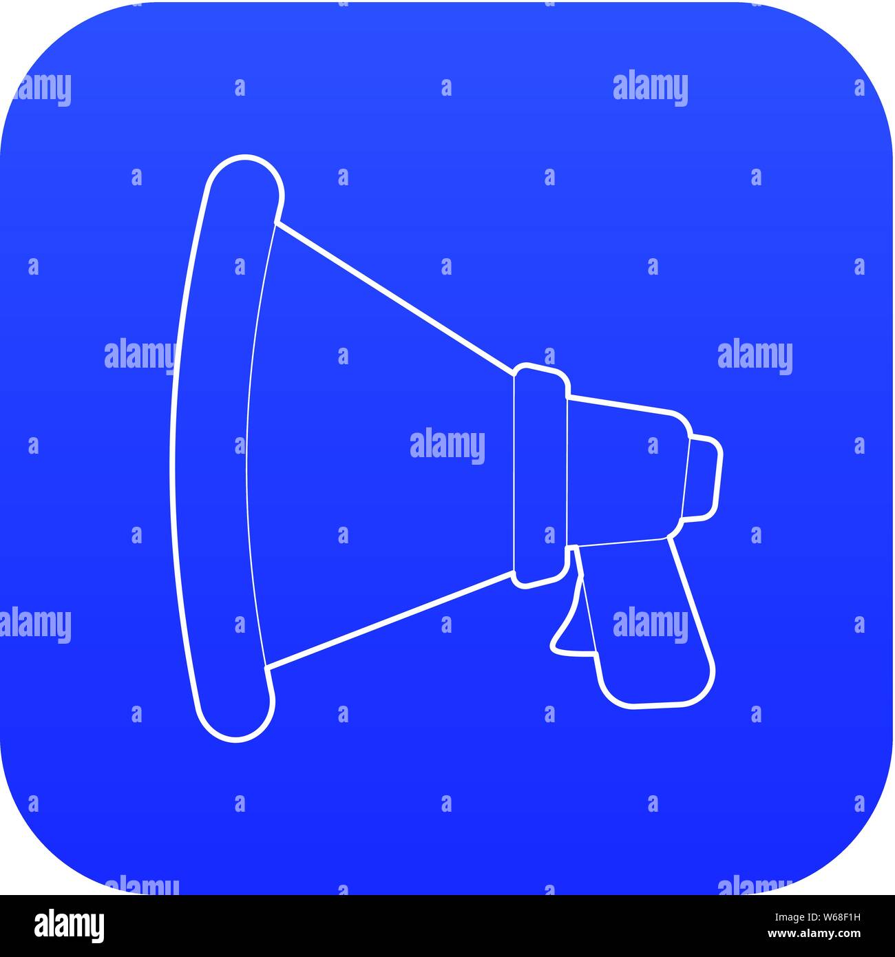 Speaker icon blue vector Stock Vector Image & Art Alamy